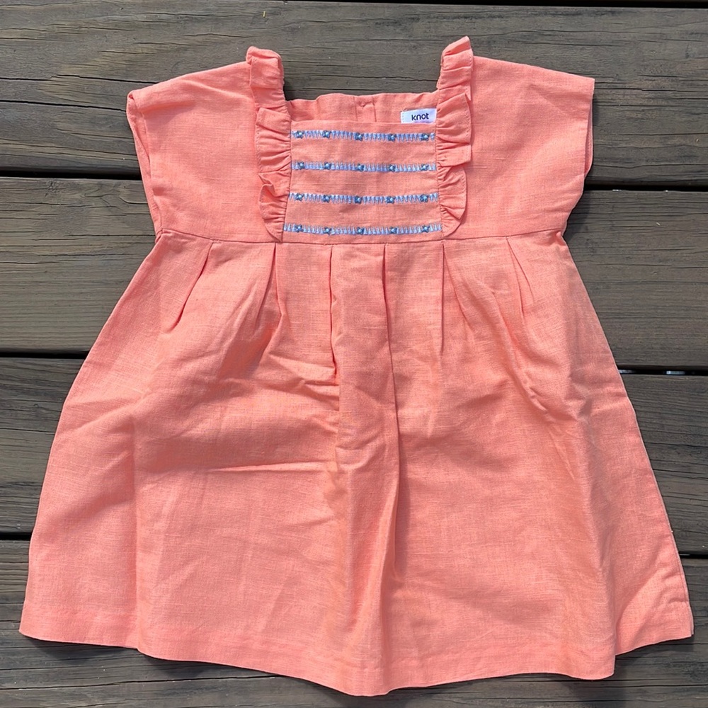 Knot Linen Dress